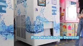 Vendeuse automatique de glace Haloo filtre à trois niveaux * 3 blocs de glace à bloc dur