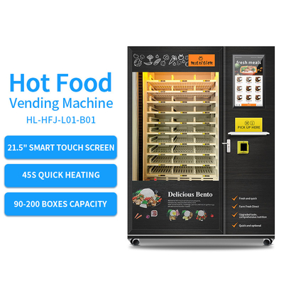 Distributeur automatique chaud tout préparé de nourriture de distributeur automatique de repas de nourriture pour les repas prêts avec la fonction de chauffage