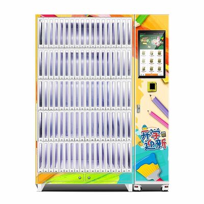 Machine à vendre de livres Haloo avec serrure électronique intelligente et épaisse porte d'armoire transparente résistante aux explosions