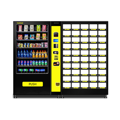 Distributeur automatique de fruits frais d'OEM combiné avec le réseau du casier 4G