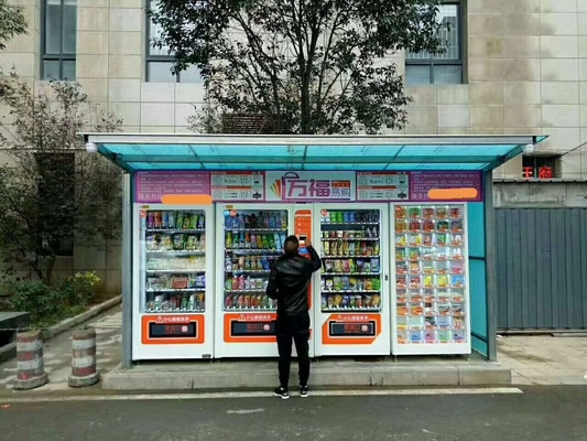 Mini Market Vending Machine Combination en ligne avec l'ODM d'écran de 5 pouces