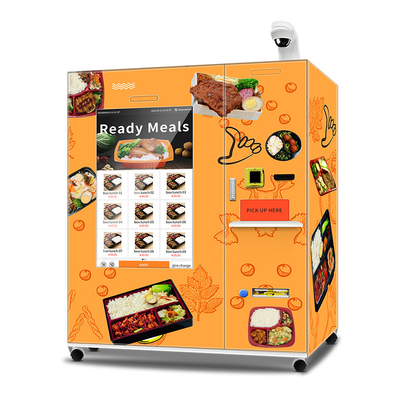 Grand distributeur automatique complètement automatique d'aliments surgelés de distributeur automatique d'aliments surgelés d'écran tactile avec le chauffage 45S rapide
