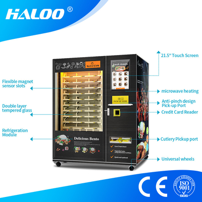 distributeur automatique automatique nutritionnel adapté aux besoins du client de chauffage par micro-ondes d'aliments de préparation rapide de distributeur automatique de repas