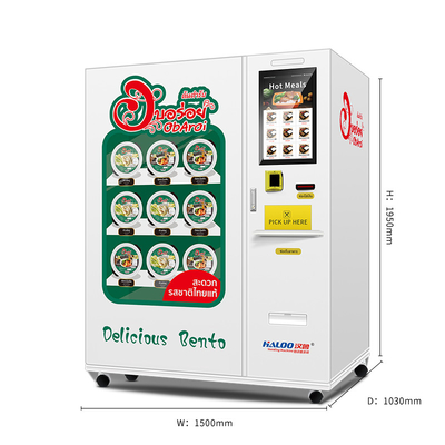 Moins 20 distributeur automatique congelé de nourriture de Bento Breakfast Lunch Box Dumplings de repas de préparation de Celsius de degré avec la fonction de chauffage rapide