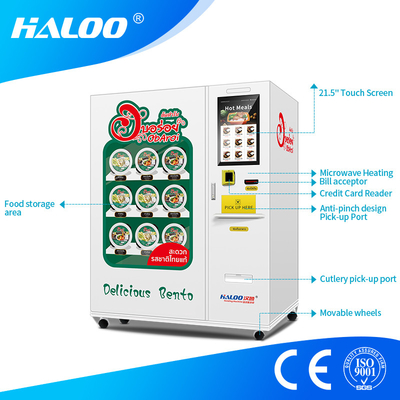 Moins 20 distributeur automatique congelé de nourriture de Bento Breakfast Lunch Box Dumplings de repas de préparation de Celsius de degré avec la fonction de chauffage rapide