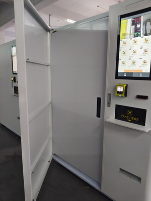 Distributeur automatique chaud d'aliments surgelés de vente avec le lecteur de carte de crédit et langue thaïlandaise pour l'expédition vers la Thaïlande
