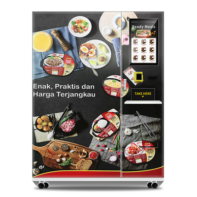 Distributeur automatique prêt congelé complètement automatique de repas de distributeur automatique de repas avec la fonction de chauffage