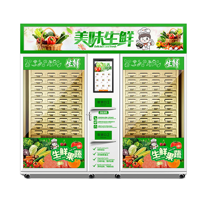 24 heures de réfrigérateur refroidissant le légume frais et le distributeur automatique de fruit avec l'ascenseur DE X/Y