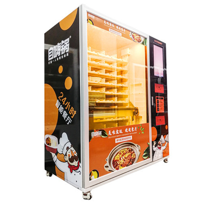 Distributeur automatique fait sur commande congelé de chauffage par micro-ondes de repas de nourriture fraîche