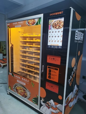 Distributeur automatique fait sur commande congelé de chauffage par micro-ondes de repas de nourriture fraîche