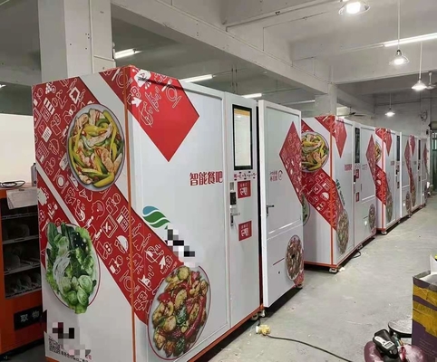 Distributeur automatique fait sur commande congelé de chauffage par micro-ondes de repas de nourriture fraîche