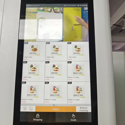 24 heures à pain de sandwich d'hamburger de distributeur automatique chaud avec la micro-onde et la fonction de chauffage de four