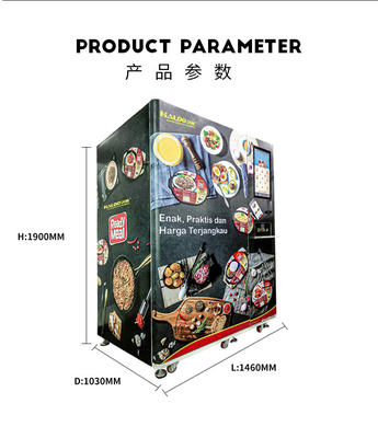 Distributeur automatique fait sur commande de chauffage de distributeur automatique d'aliments surgelés
