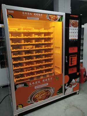 Distributeur automatique automatique de nourriture d'efficacité élevée de chauffage avec la micro-onde