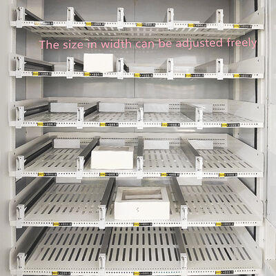 Vendeuse de gâteaux à écran tactile de 21,5 pouces de grande capacité avec cadre en mousse de plaque d'acier de couleur et système d'expédition XY