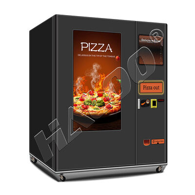 Distributeur automatique de pizzas avec écran tactile 49 pouces et cadre de porte entièrement en acier capable de congeler jusqu'à -18°C