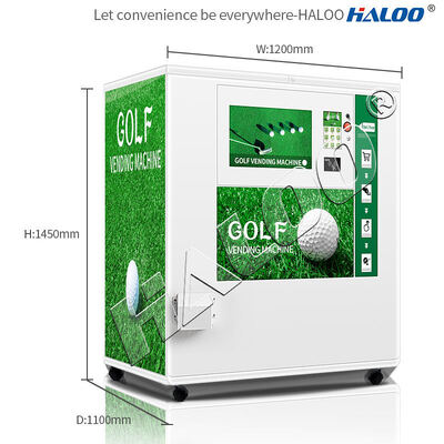 Haloo – distributeur automatique intelligent de golf en plein air, écran haute définition publicitaire de 22 pouces, service automatique de grande capacité