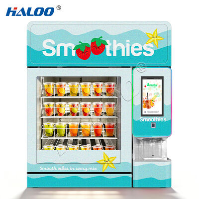 Haloo 2016 distributeur de smoothies surgelés avec plus de 20 saveurs de fruits et module de nettoyage à l'eau chaude en tôle galvanisée épaissie
