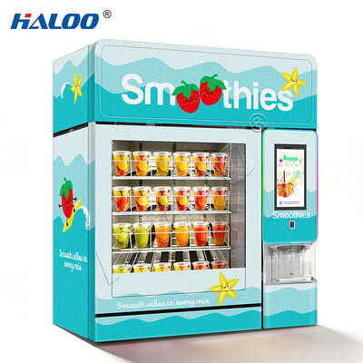 Haloo 2016 distributeur de smoothies surgelés avec plus de 20 saveurs de fruits et module de nettoyage à l'eau chaude en tôle galvanisée épaissie