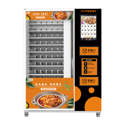 Distributeur automatique automatique chaud de soupe à distributeur automatique de nourriture de distributeur automatique de chauffage par micro-ondes