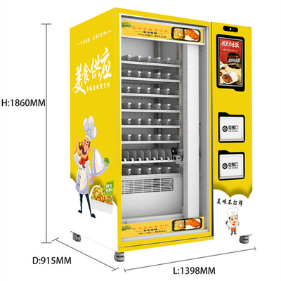Distributeur automatique chaud d'hamburger de distributeur automatique de sandwich avec le four à micro-ondes