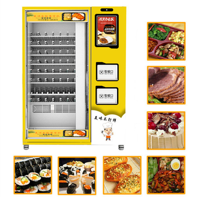 Distributeur automatique chaud d'hamburger de distributeur automatique de sandwich avec le four à micro-ondes