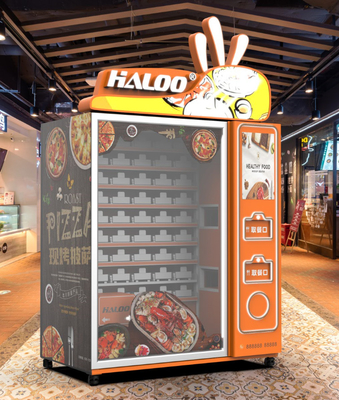 distributeur automatique automatisé par chauffage de fabricant de la pizza 3000W avec l'OEM de lecteur de carte de crédit