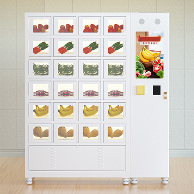 Cabinet adapté aux besoins du client de casiers de ventilation machine de vente de fruits et légumes de taille