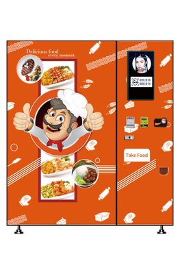 Repas de Bento Box Vending Machine Freezing vendant le distributeur automatique mécanographique de nourriture