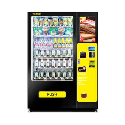 Distributeurs automatiques combinés de nourriture et de boissons, lecteur de cartes Vending Machine