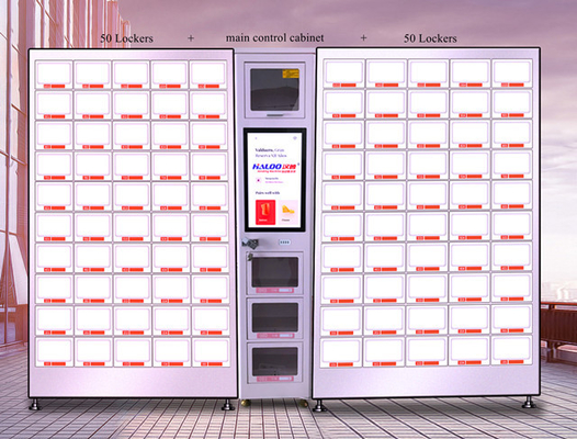 Distributeur automatique non frigorifié de combinaison de distributeur automatique de casier de réseau de Wifi 4G