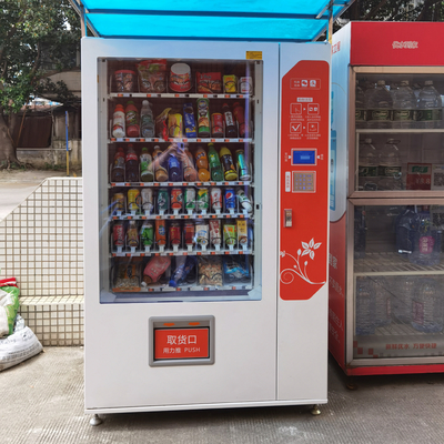 Le de casse-croûte et de boisson de certificat de la CE distributeur le distributeur automatique réfrigéré et automatisé