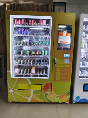 Boissons de refroidissement et distributeur automatique intelligent de casse-croûte, distributeur automatique de bande de conveyeur 