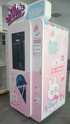 Distributeur automatique crème de Logo Free Customization Liquid Ice avec le grands écran tactile et lecteur de cartes