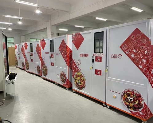 Distributeur automatique de pizza de tranche avec le certificat de la CE de réseau de 4G Wifi