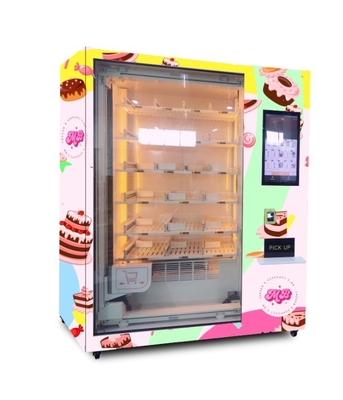 Distributeur automatique intelligent de petit gâteau de réfrigérateur de distributeur automatique de gâteau de tasse de Digital avec l'ascenseur