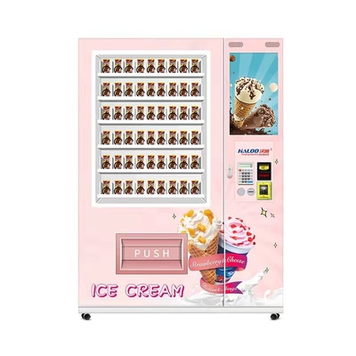 21,5 distributeur automatique congelé de crème glacée de congélateur de distributeur automatique de crème glacée de festins d'écran tactile